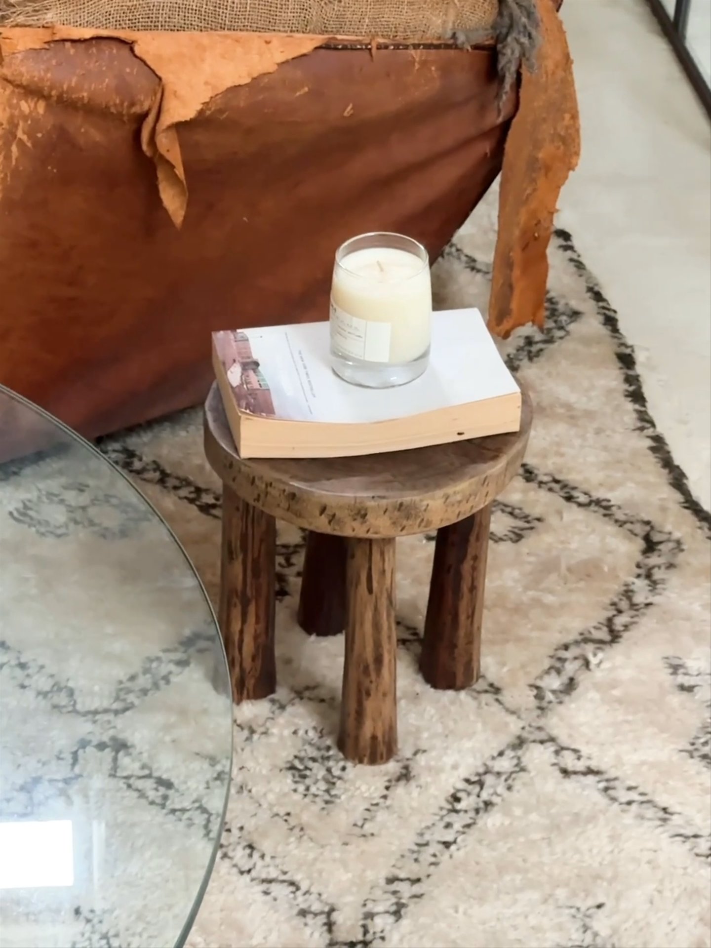 African Stool - Light