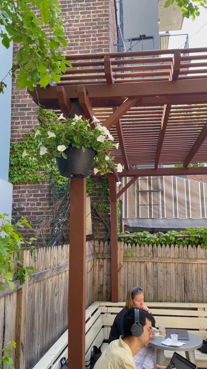 Brooklyn Kolache - Back garden - Coffee & Tea Near Me - Brooklyn, New York