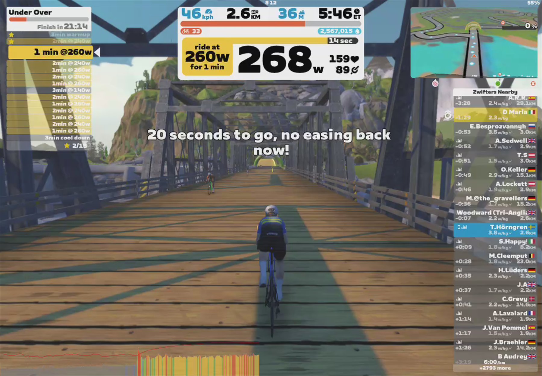Zwift - Le Col - Training With Legends - Kristin Armstrong - Under Over in Watopia
