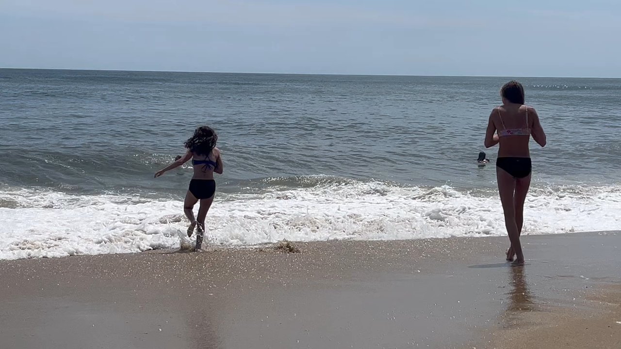South Beach - Waves, best to run quickly in so you get past the waves close to shore or else risk getting tossed around and on your butt - Beaches Near Me