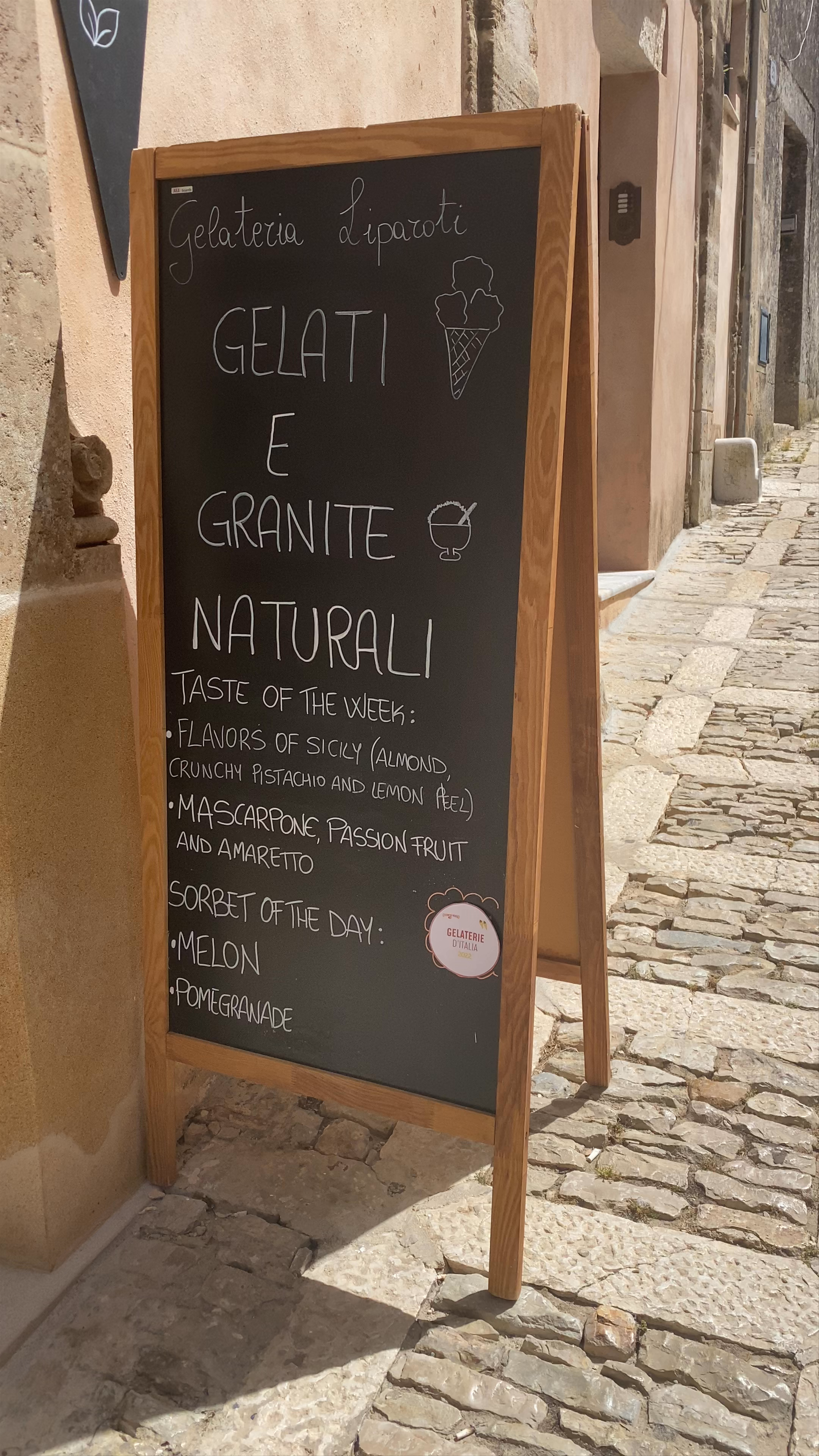 Gelateria Liparoti - Artisanal Sicilian Gelato Experience in Erice