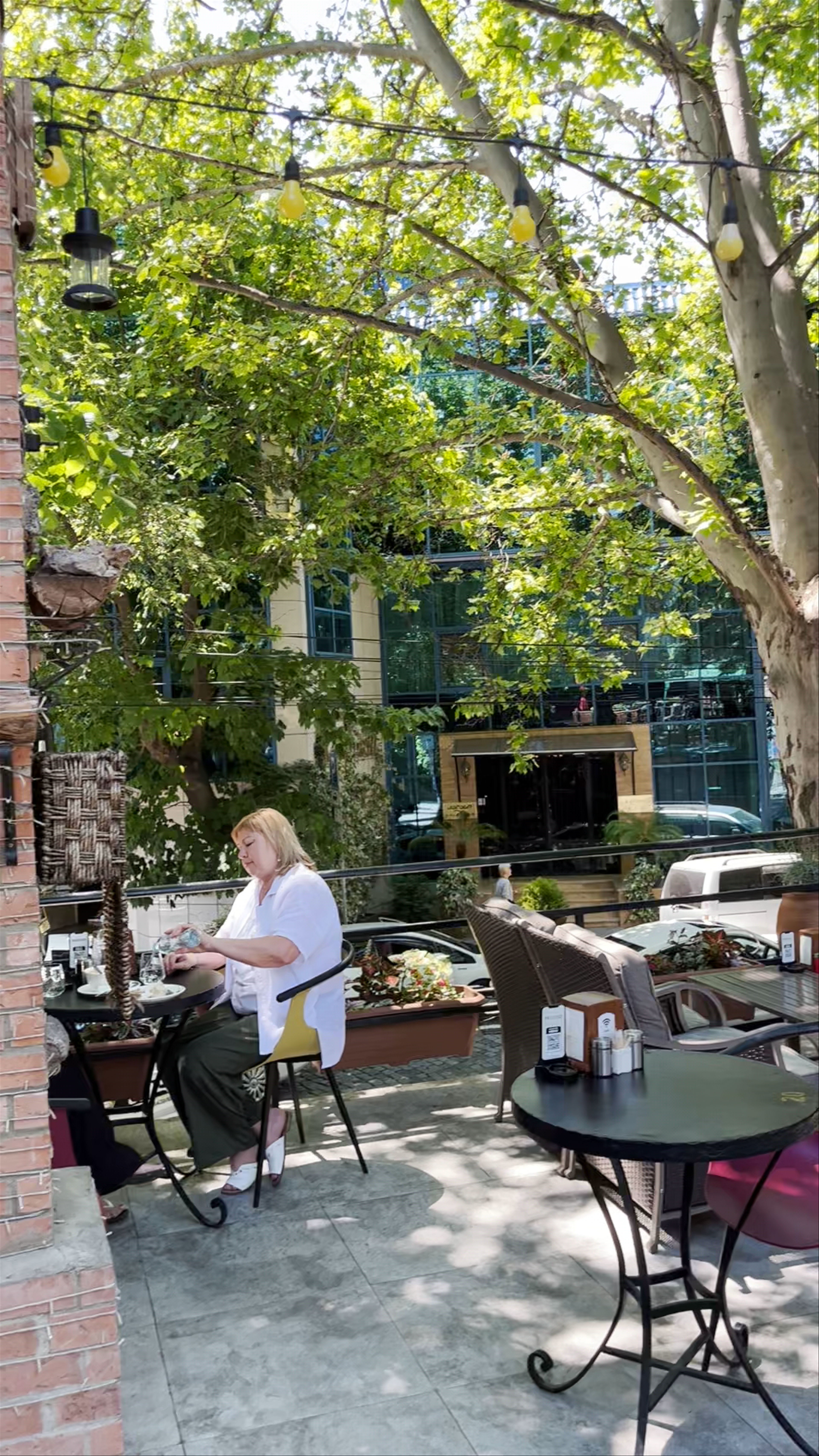 Prestige Restaurant Outdoor Garden in Tbilisi, Georgia