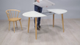 Kave Home Kave Home Eettafel Oqui, Oqui ronde uittrekbare tafel, gelakt mdf en massief beukenhouten poten 120(200)x120 cm (mtk0006) video - thumbnail