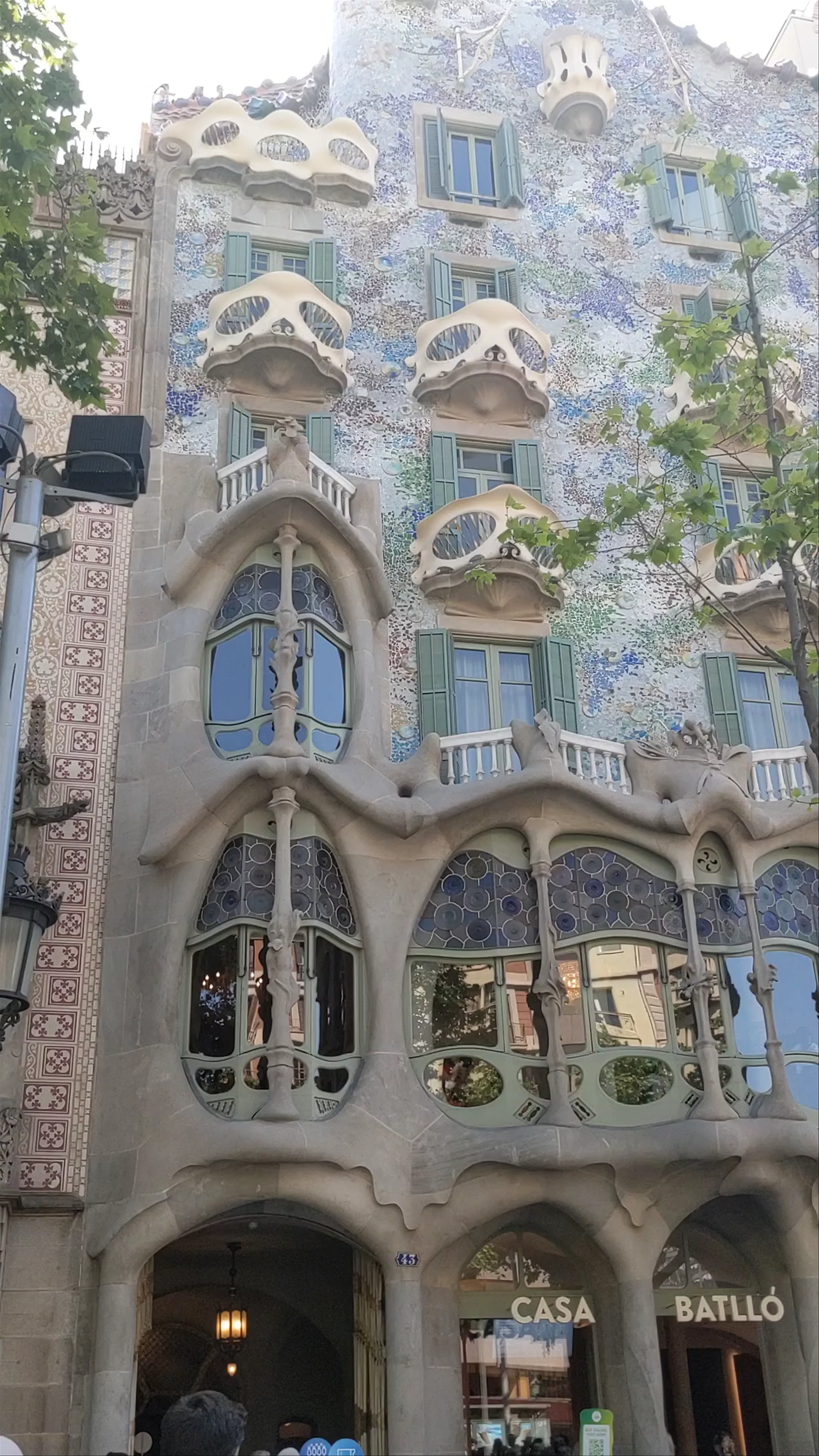Casa Batlló, Passeig de Gràcia, Barcelona, Spain