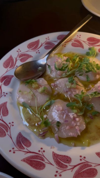 Bar Vendetta - Scallop crudo - Italian Near Me - Toronto, Ontario