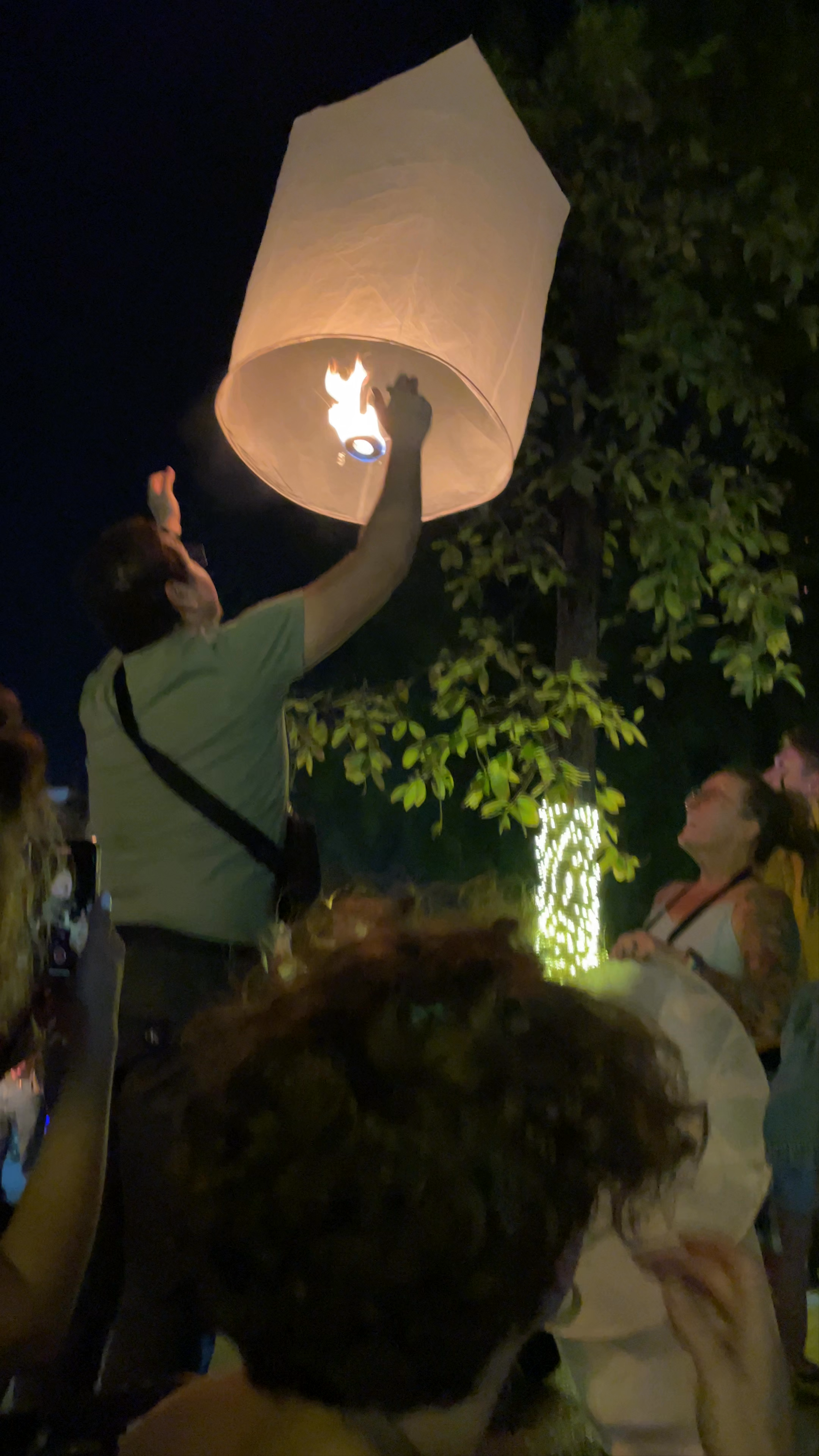 Magical Lantern Release at Pratu Tha Phae, Chiang Mai
