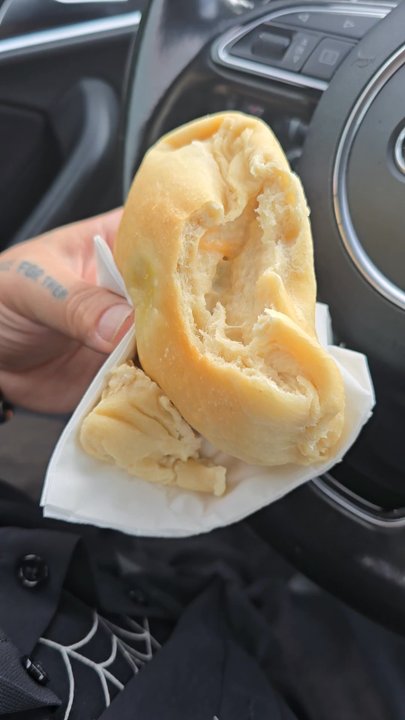 Shipley Do-Nuts - Raw dough sausage, egg, cheese and jalapeño kolache - Donuts Near Me - Odenton, Maryland
