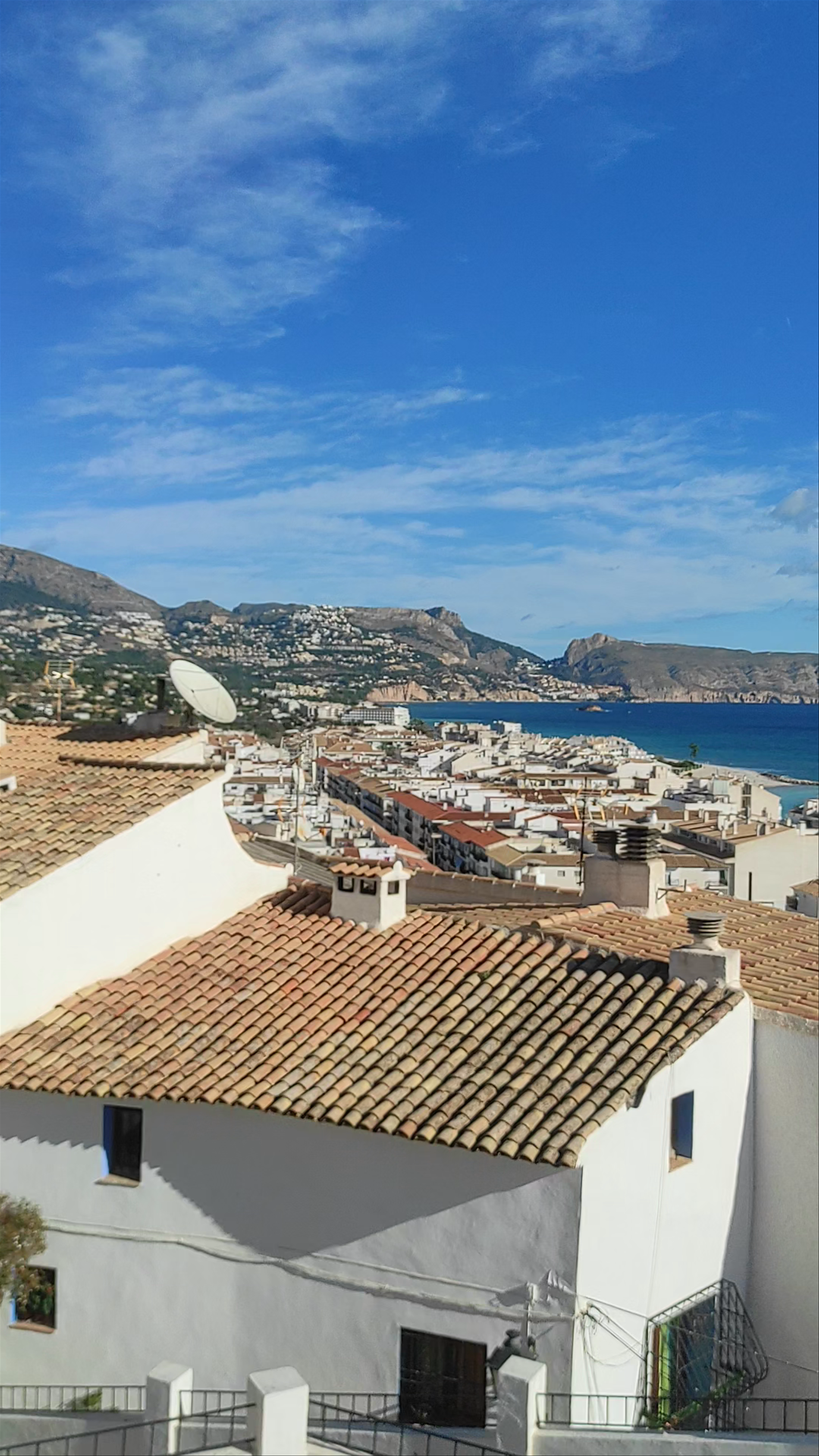 Panoramic Coastal Views from Penyó d'Ifac, Altea, Spain