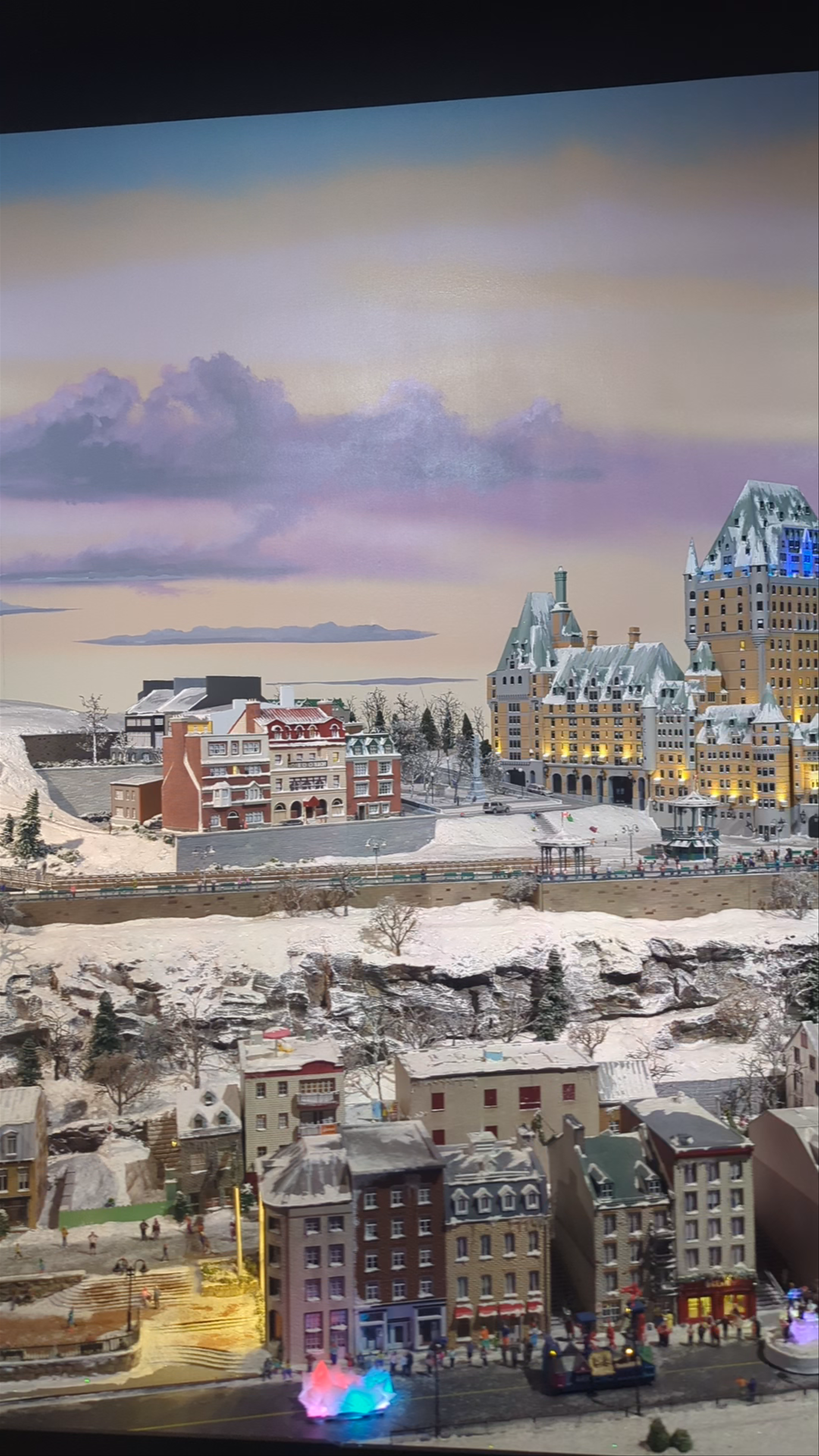 Winter Magic in Little Canada, Toronto - Miniature Snowy Cityscape