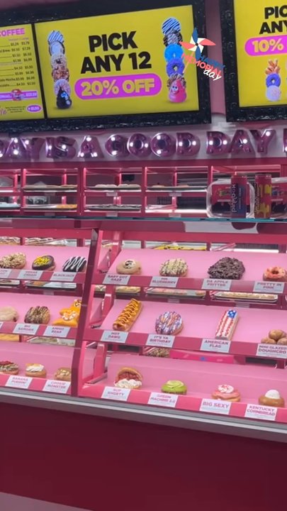 Pinkbox Doughnuts - Plenty of cute festive donuts for Memorial Day weekend. I'm sure they change it up for the different holidays - Donuts Near Me - Laughlin, Nevada