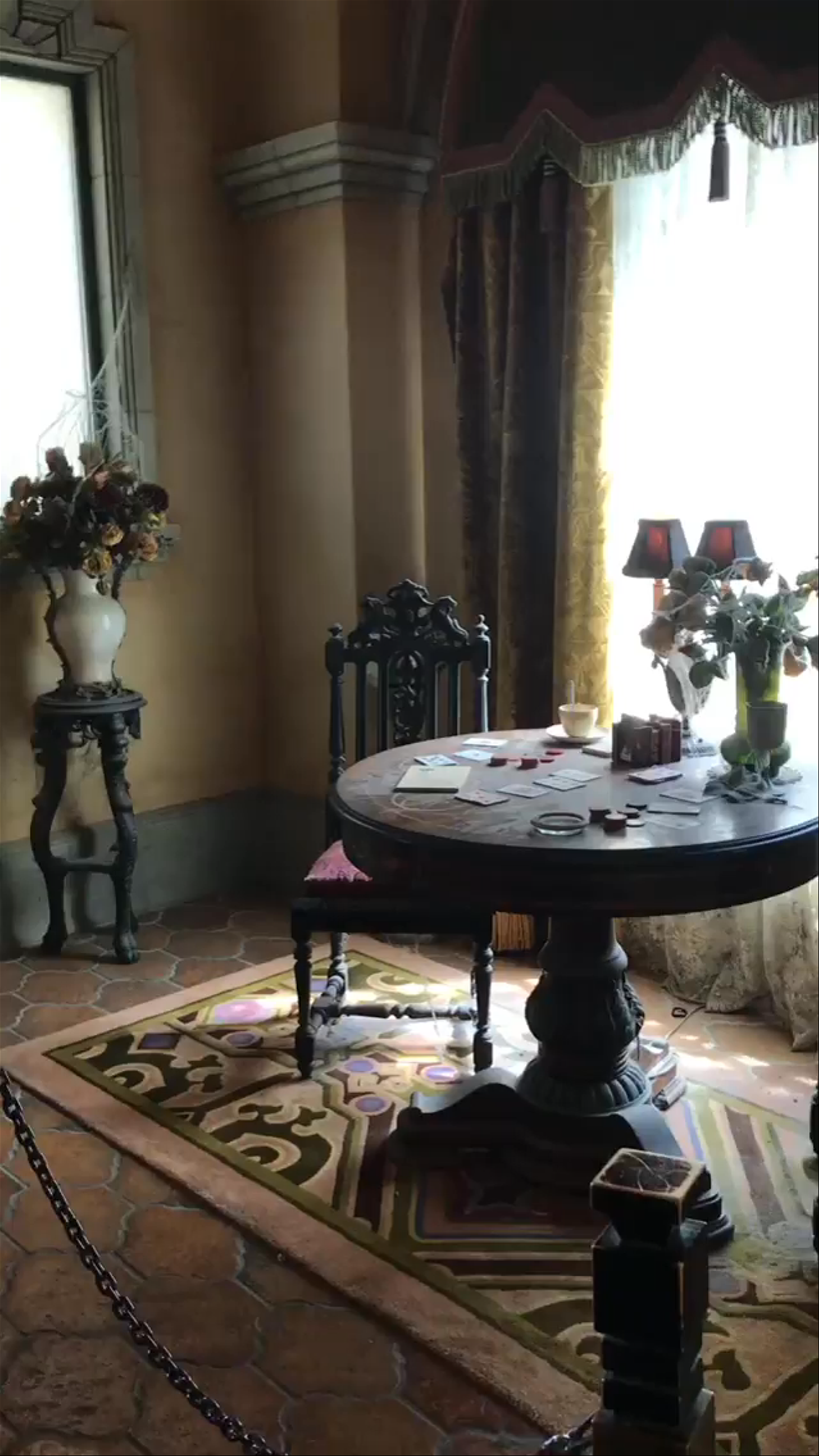 Inside a Historic Château Room at Disneyland Paris