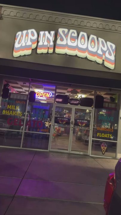 Up In Scoops - Store front - Ice Cream & Frozen Yogurt Near Me - Las Vegas, Nevada