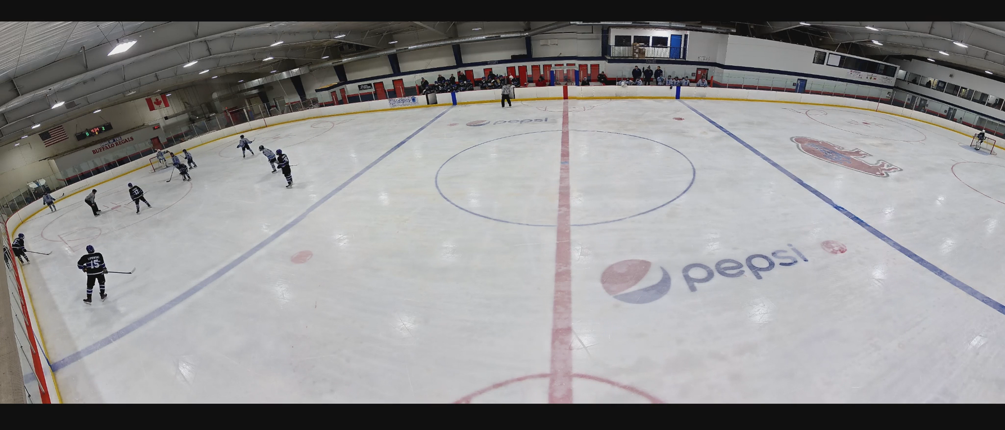 2025-01-25 Varsity Fed Goal, Faceoff Win, Center Support Net Wheel, Coast 2 Coast, Royal Road