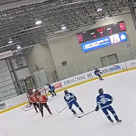 Carter McClean's Stunning Goal From Knees Off Rebound |Regina Subaru AAA Spring Classic