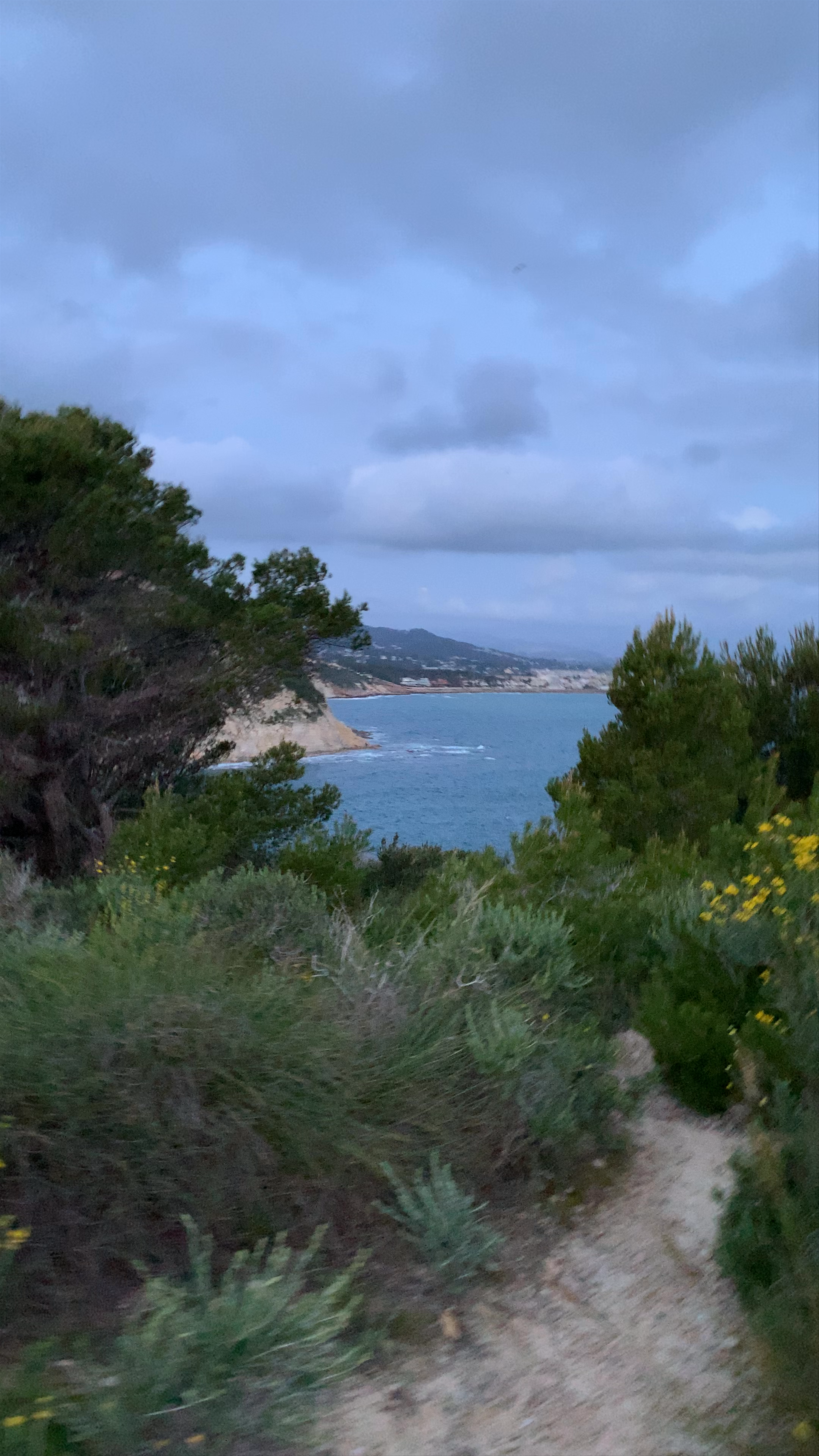 Twilight Coastal Hike at Cap de Sant Martí, El Portitxol