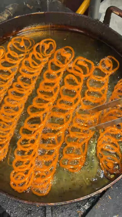 Brampton Authentic Indian Food - Fresh Jalebis in progress made almost every weekend Friday Saturday Sunday from 5.00 pm to 9.00 pm - Indian Near Me - Ottawa, Ontario