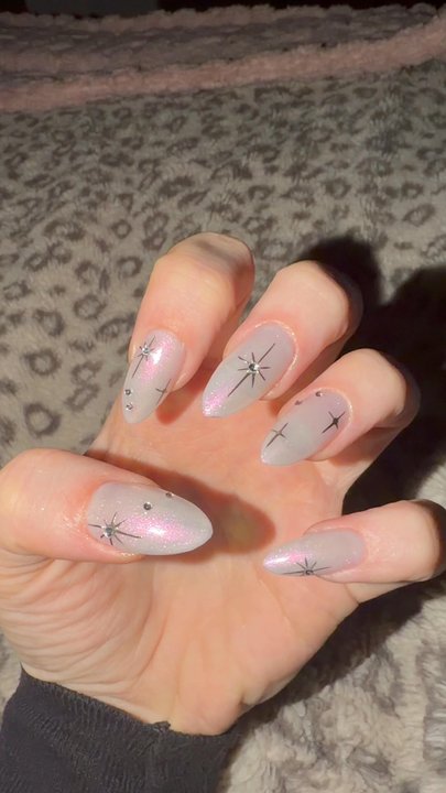 Aesthetics Nail Spa - Medium Almond Gel X set by Chau - Nail Salons Near Me - Olympia, Washington