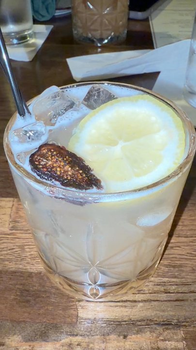The Hollow - Seasonal fig cocktail - Cocktail Bars Near Me - Columbia, South Carolina