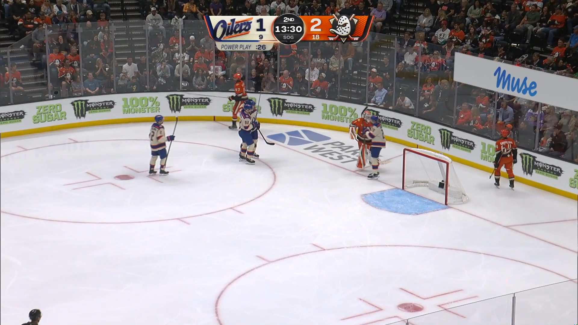 Oilers Score Five in the Second to Rally Past Ducks · Oct. 7, 2026