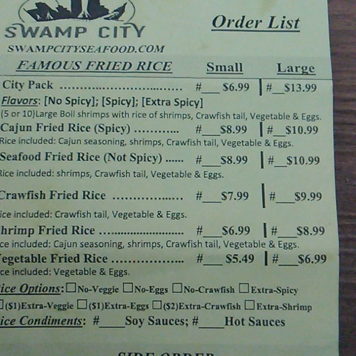 Swamp City - The Video Menu - Cajun/Creole Near Me - Houston, Texas
