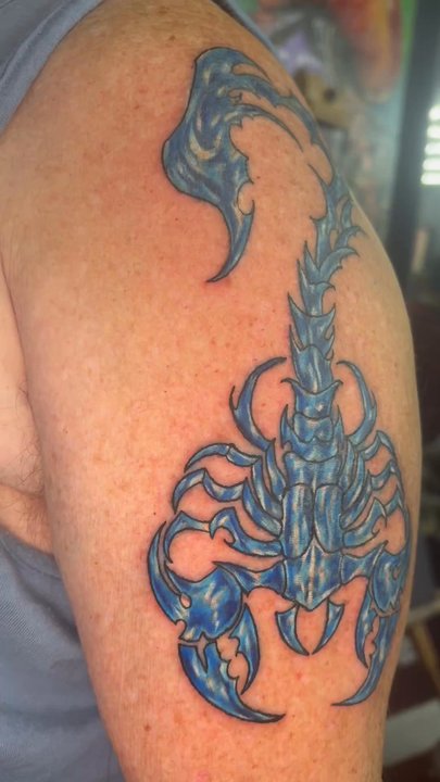 AZ Ink - Scorpion touch up - Tattoo Near Me - Chandler, Arizona