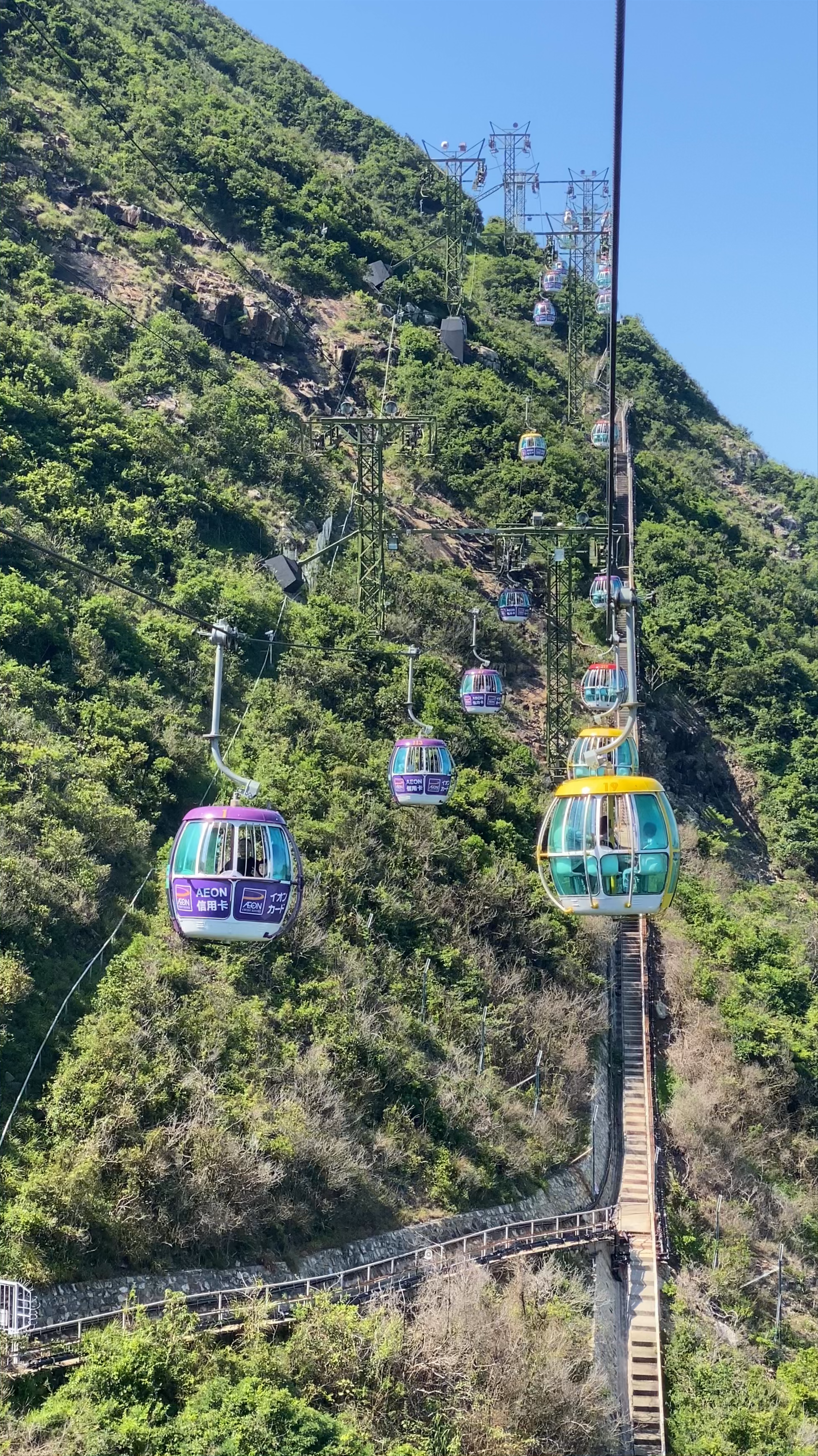 Ocean Park Cable Car Ride: Breathtaking Views Over Aberdeen, Hong Kong