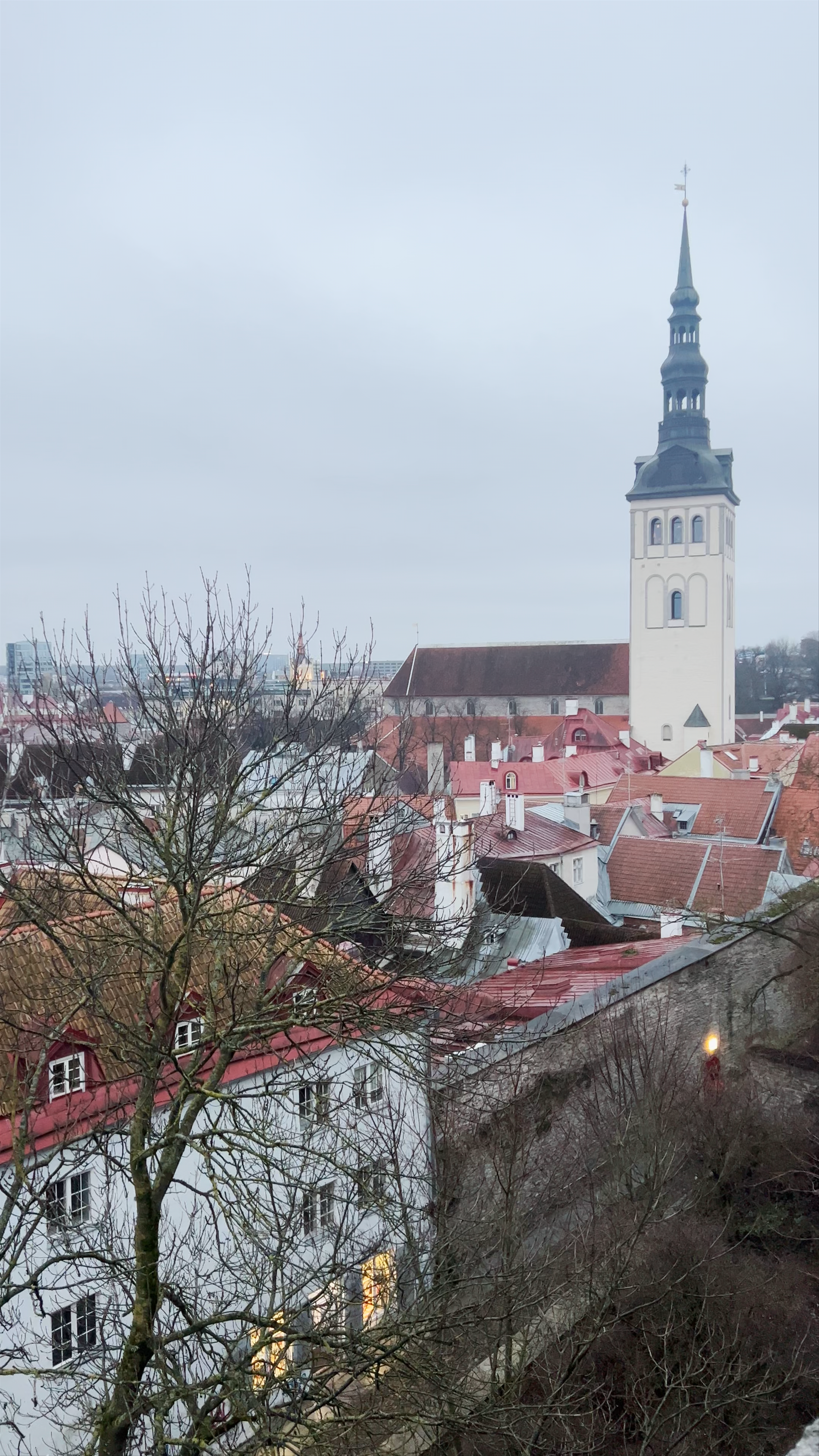 Patkuli Viewing Platform: Panoramic Winter Views of Tallinn's Old Town