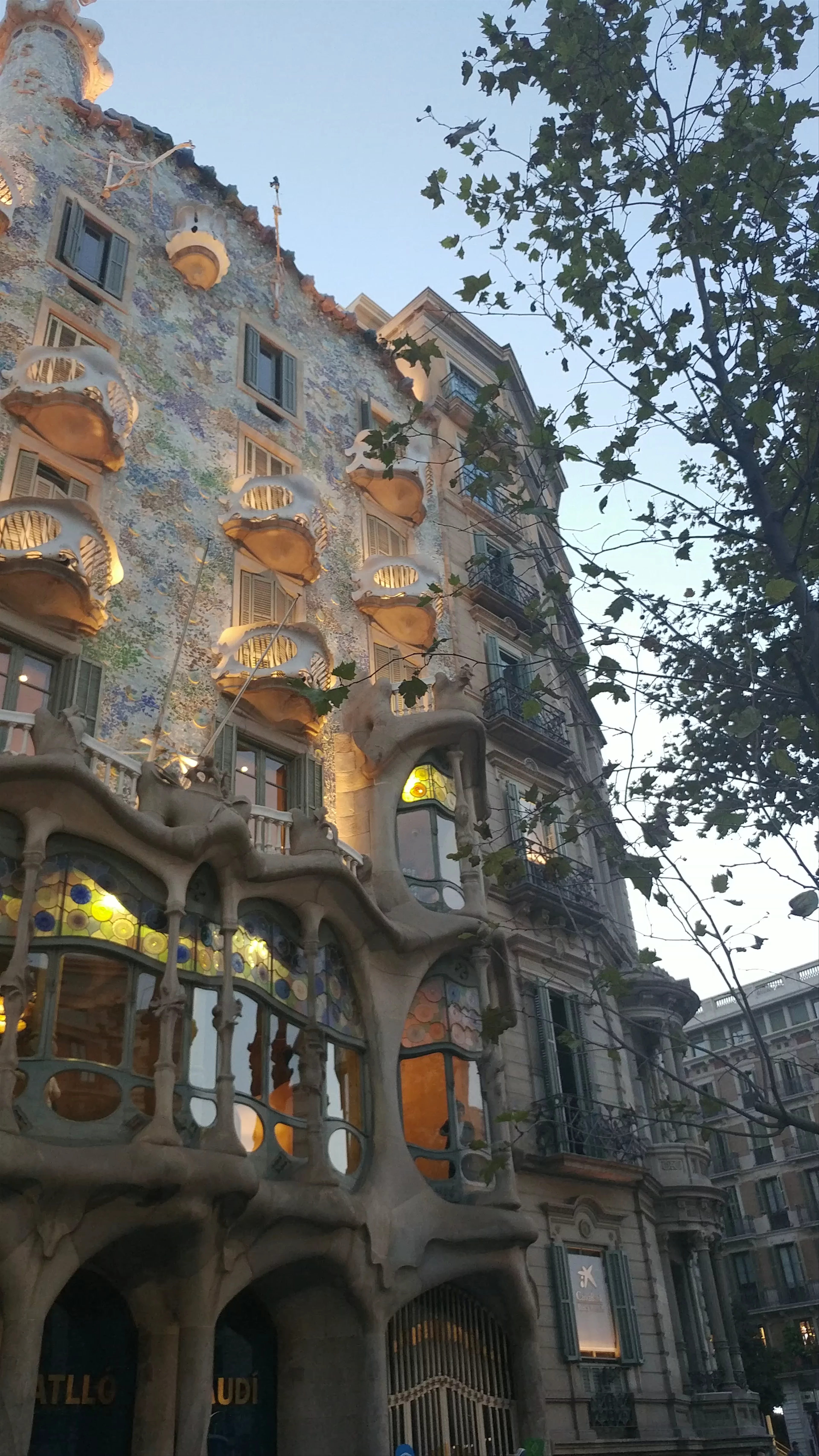 Casa Batlló, Passeig de Gràcia, Barcelona, Spain