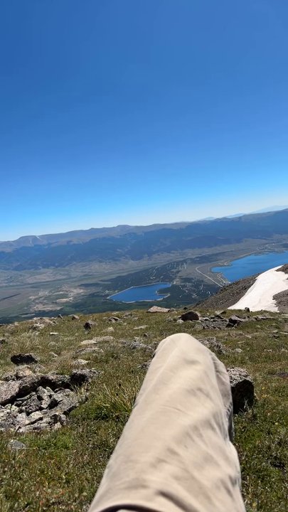 Mount Elbert - The view around me as I took a nap near the top of Elbert waiting for my friend. - Hiking Near Me