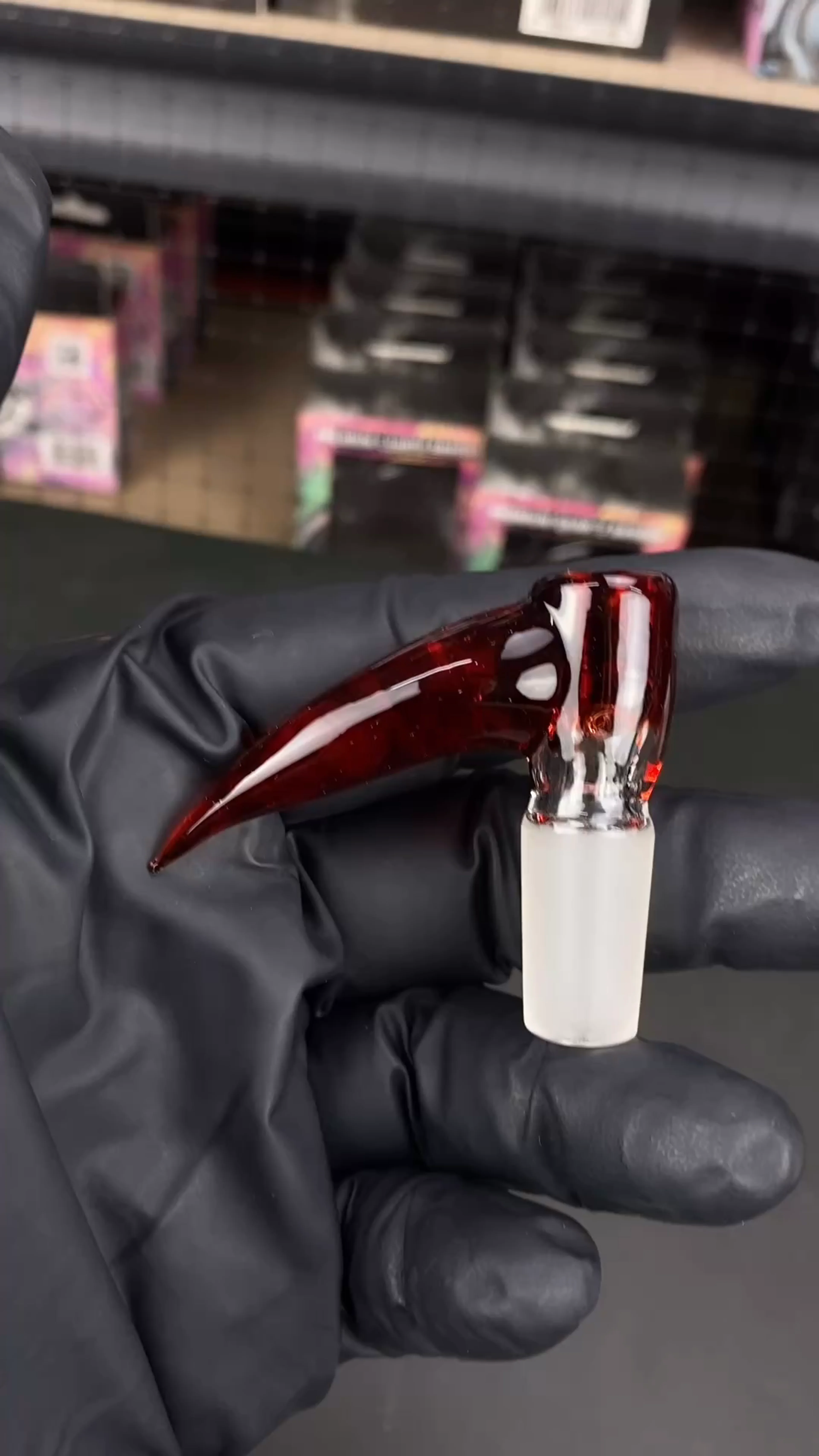 Preview pic of 14mm 4-Hole Glass Bowl Slide by Magizle