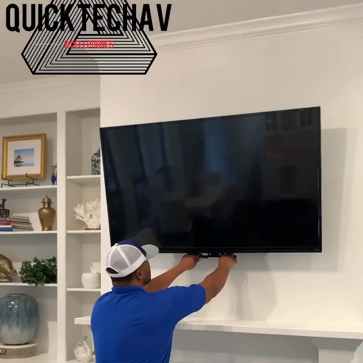 QuickTechAV - Fireplace TV mount - TV Mounting Near Me - College Station, Texas