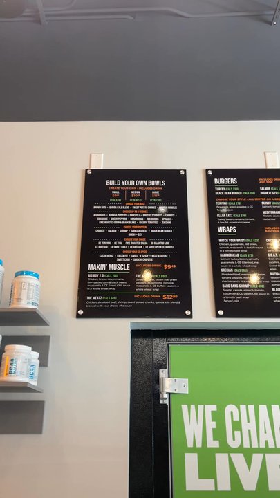 Clean Eatz - The menu filled with amazing lunch/dinner/snacks/desserts/protein smoothies - Cafes Near Me - West Palm Beach, Florida