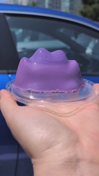 Happy Cute Mart - Jiggly Ditto ube coconut panna cotta - Cards & Stationery Near Me - Markham, Ontario