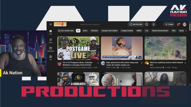 AK Nation Live Stream - Friday, September 4, 2026
