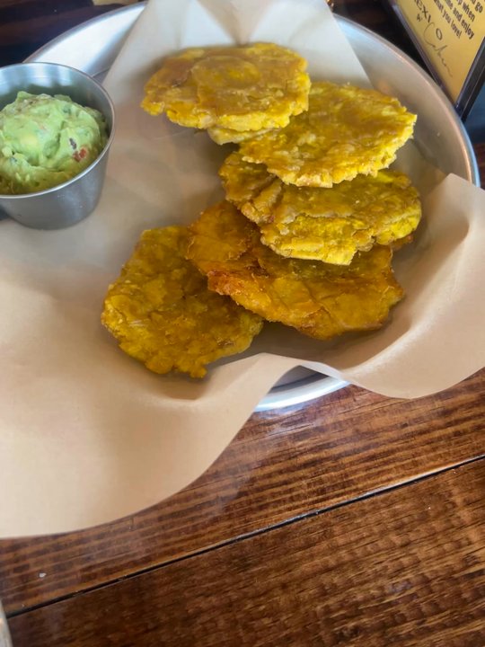 Mexico Ta Cabron - Tostones with quac , quesabirria and chips and salsa - Mexican Near Me - Longview, Texas