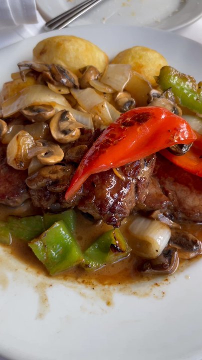Assaggio - Kapolei - Filet Mignon with potatoes and add on bell peppers - Italian Near Me - Kapolei, Hawaii