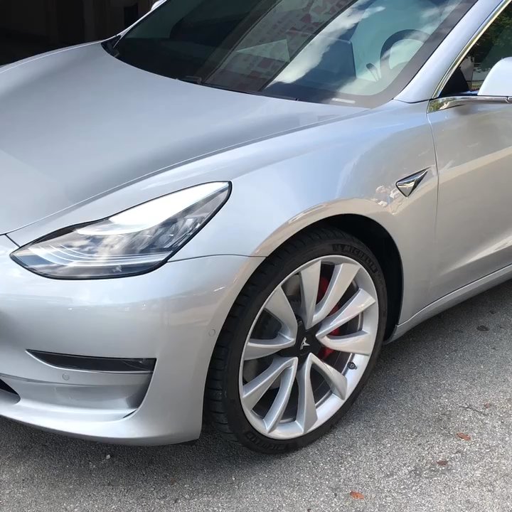 PreciseCuts Mobile Window Tinting - Xpel Ultimate Paint Protection Full Wrap on NEW Tesla Model 3 - Car Window Tinting Near Me