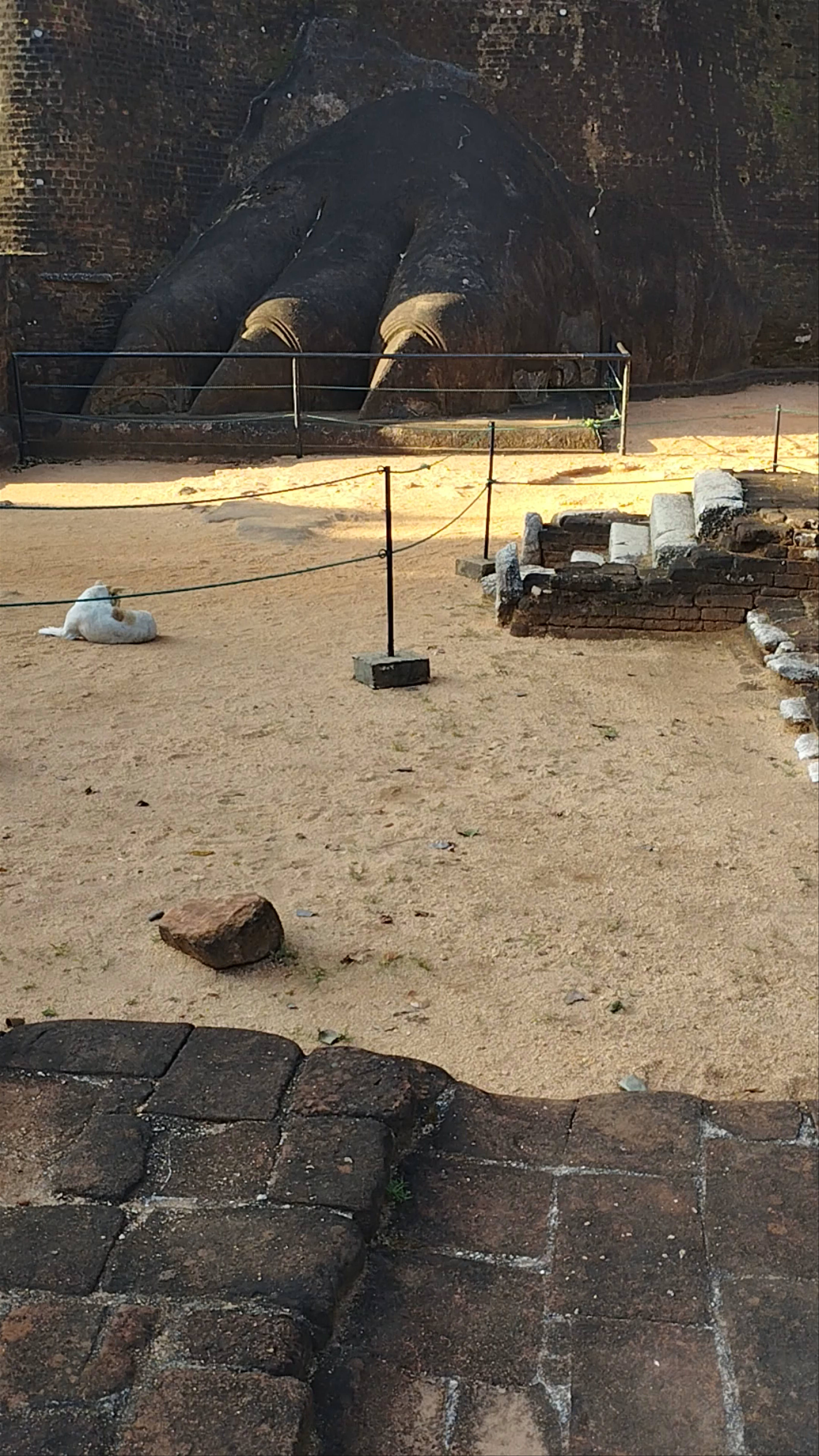 Summit of Sigiriya Rock Mountain