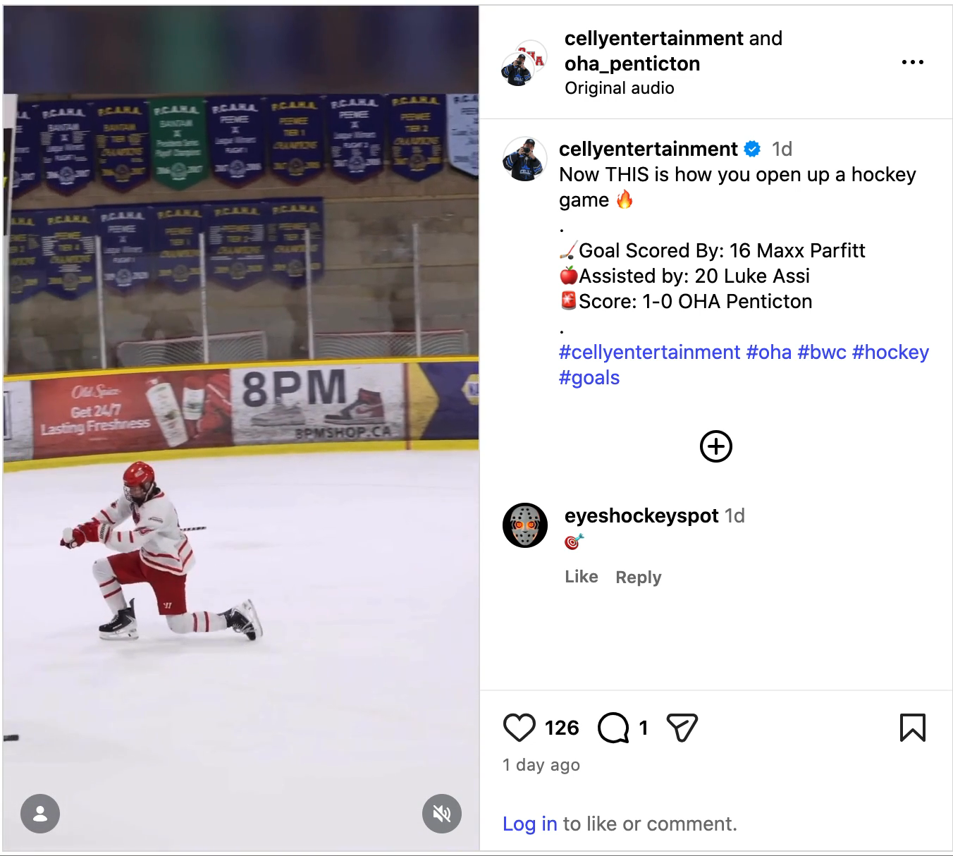 Maxx Parfitt's Dazzling Goal vs. Burnaby | Okanagan HA U18 Prep Highlights