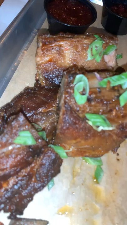 Bastards American Canteen - Rib tips. Nachos, spinach artichoke dip, mini corn dogs. - Sports Bars Near Me - Downey, California
