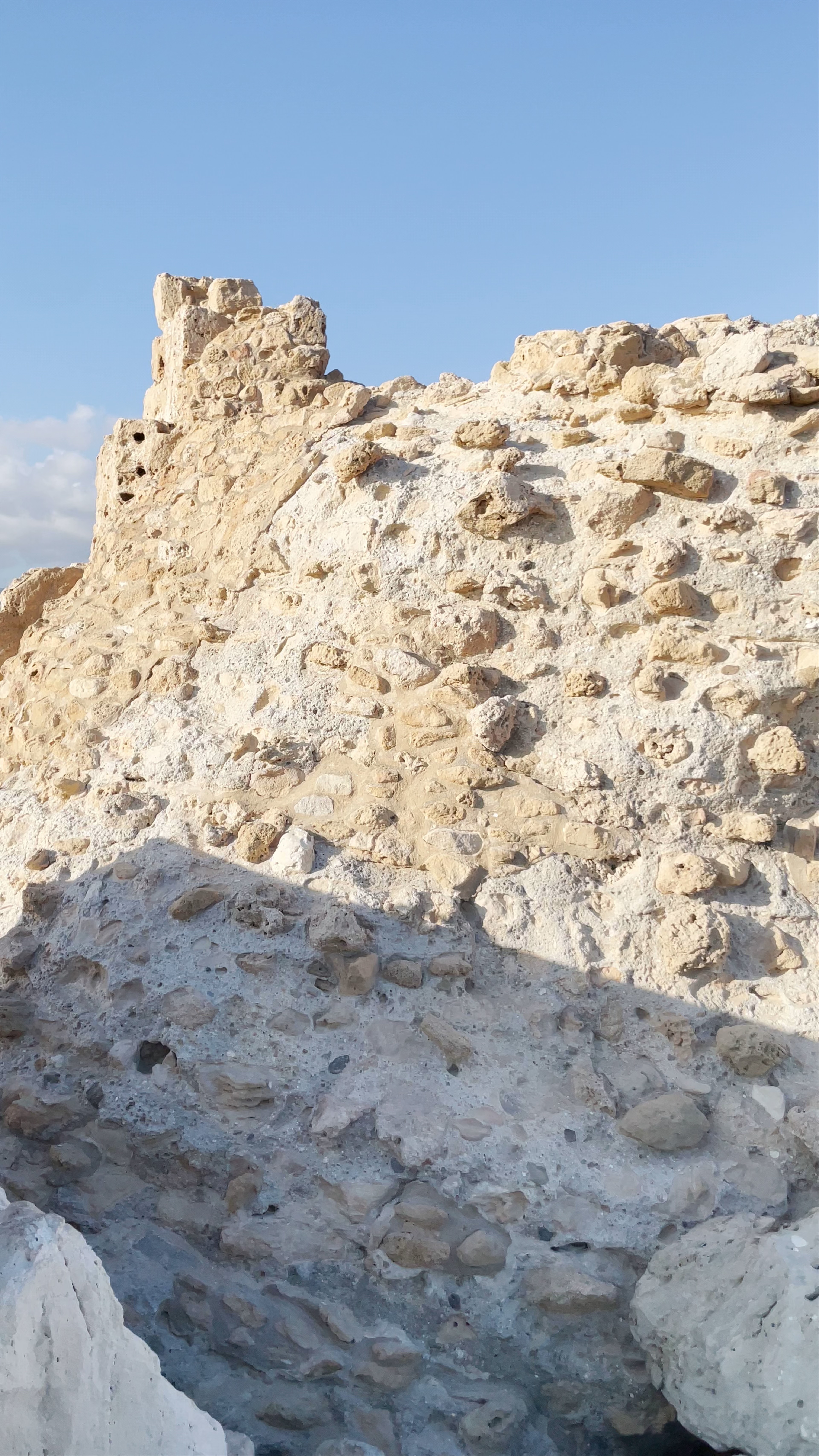 Ruins of Old Fort: Historic Coastal Heritage in Paphos, Cyprus