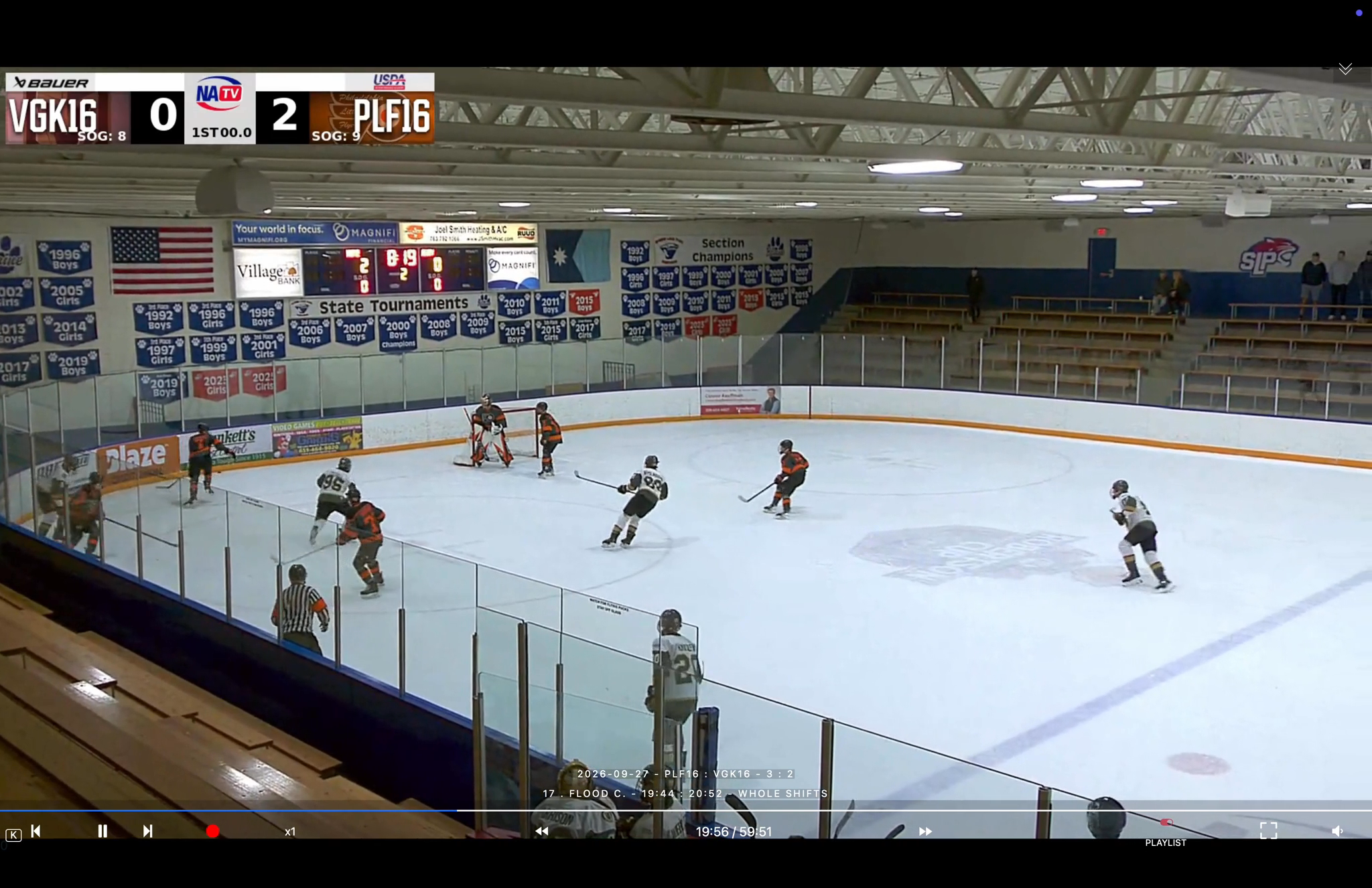Coleton Flood's Smart Shot: Blue Line Play Leads to Rebound Goal