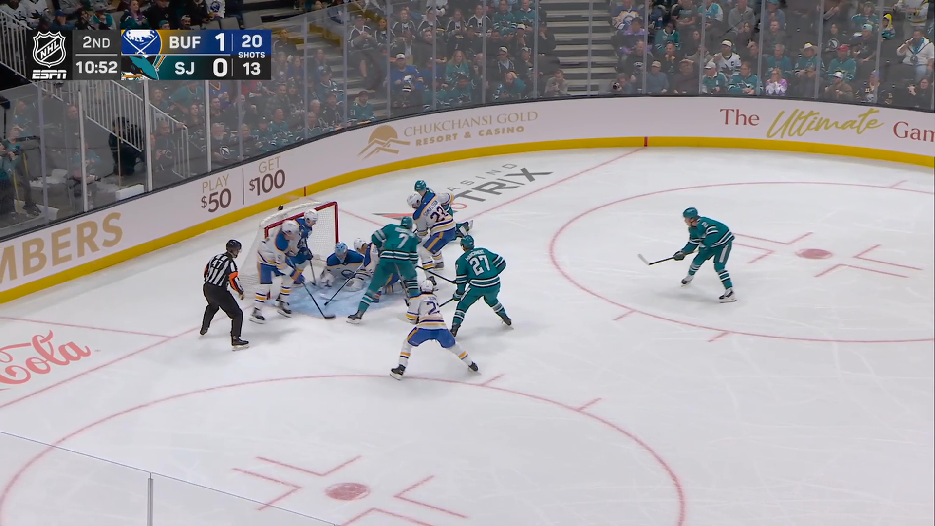 Ellis Blanks Sharks for First Shutout of the Season · Oct. 27, 2026