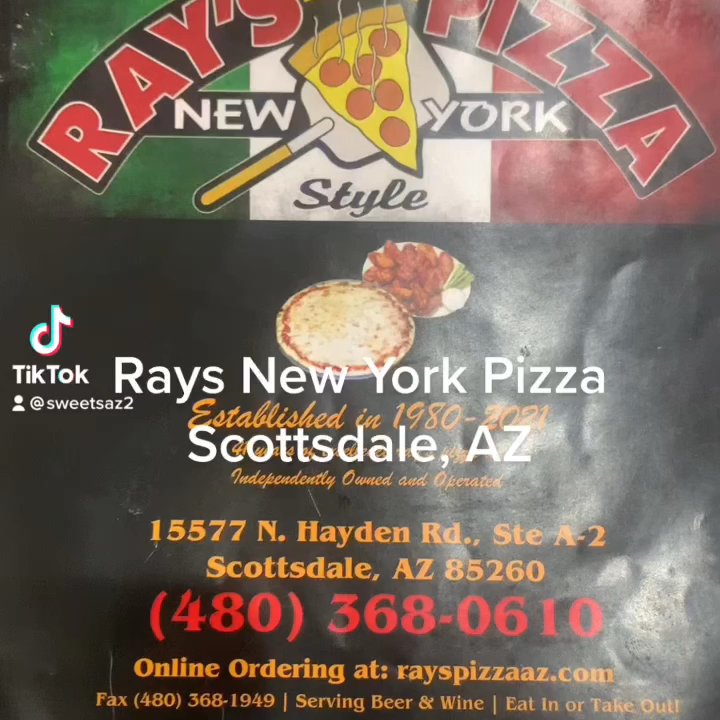 Ray's Pizza - Nothing like this place so friendly they make sure your feed well and recipes from home - Pizza Near Me - Scottsdale, Arizona