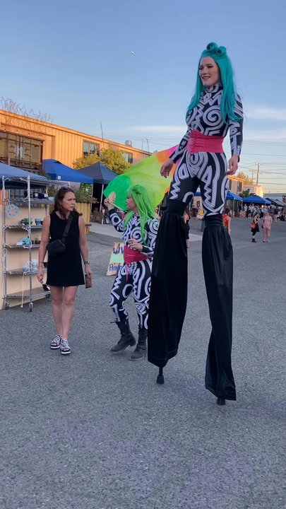 Equinox Studios - Stilt walker - Art Galleries Near Me - Seattle, Washington