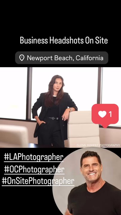 Glenn Inskeep Photography - The on-site business headshot shoot, CA! I bring the studio! Serving OC & LA!  #HeadshotPhotographer #NewportBeach #BusinessHeadshots - Event Photography Near Me - Newport Beach, California
