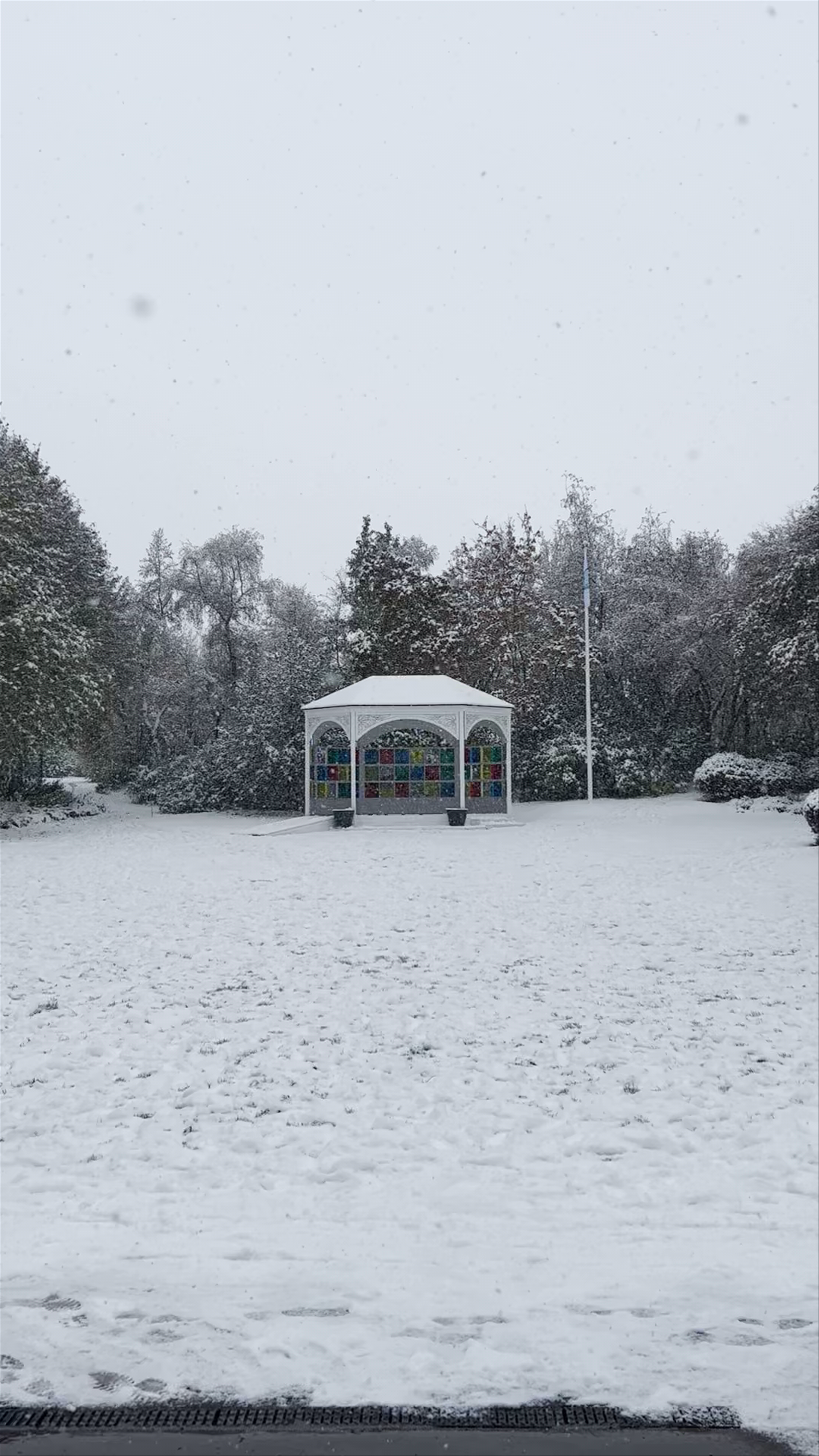 Winter Wonderland at Akureyri Botanical Garden, Iceland