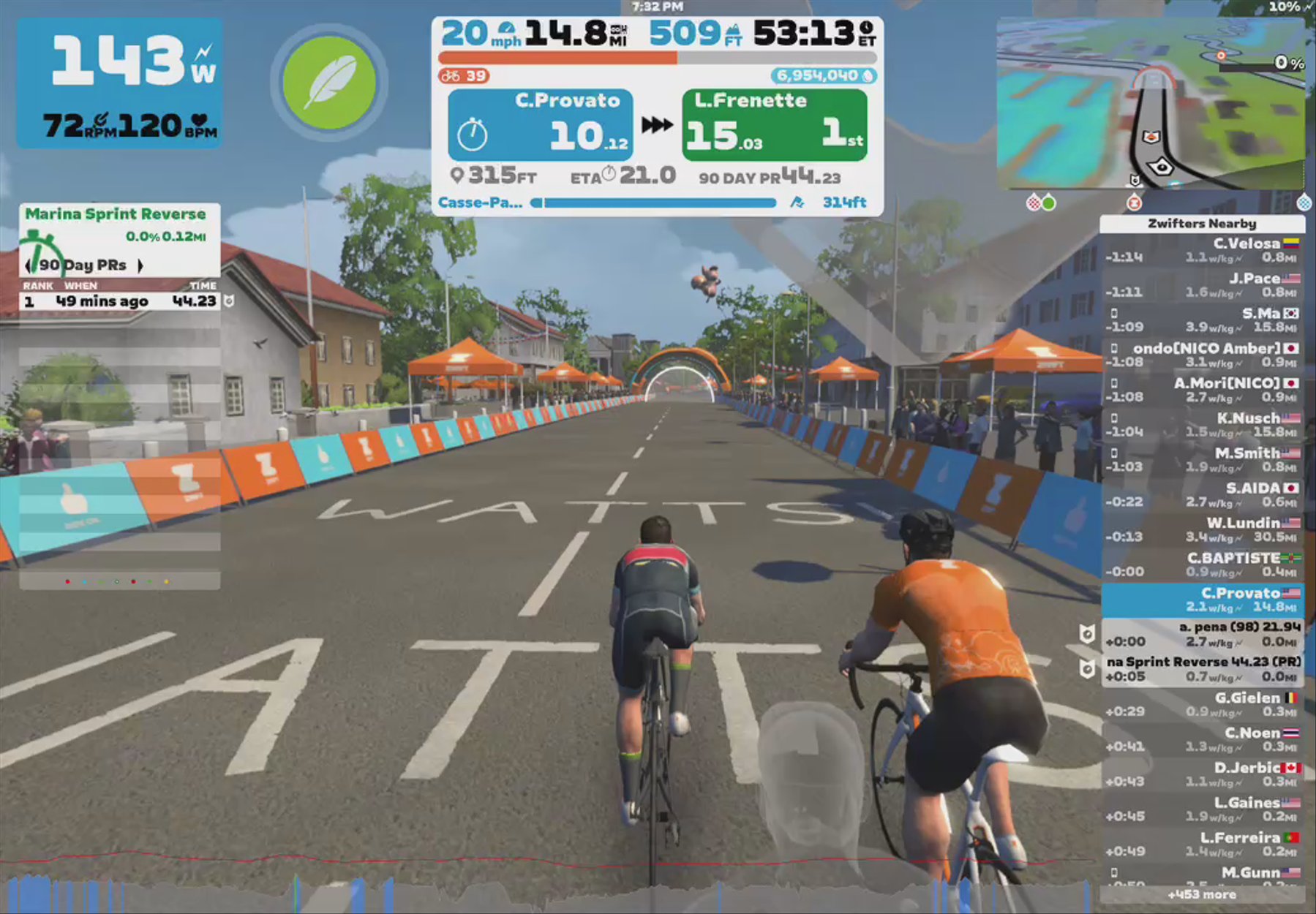 Zwift - Casse-Pattes in France