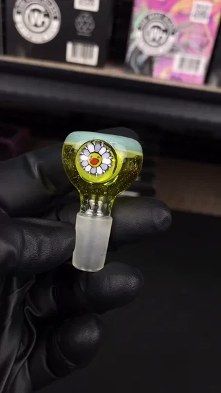 Preview pic of 14mm Single Hole Bowl Slide by Keys Glass