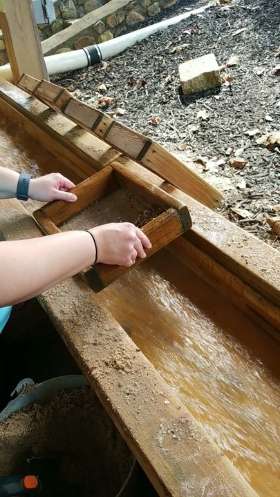 Crisson Gold Mine - Sifting for gems - Kids Activities Near Me - Dahlonega, Georgia